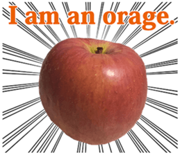 Surreal orange sticker #13539709