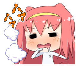 Kawaii Nekomimi girl4 sticker #13540733