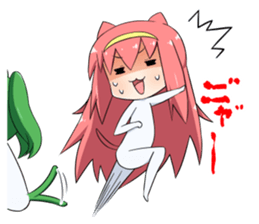 Kawaii Nekomimi girl4 sticker #13540737