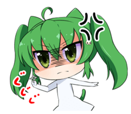Kawaii Nekomimi girl4 sticker #13540738