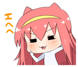 Kawaii Nekomimi girl4 sticker #13540744