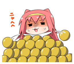 Kawaii Nekomimi girl4 sticker #13540746