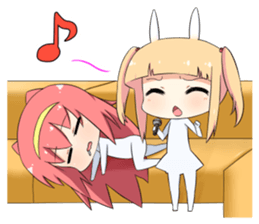 Kawaii Nekomimi girl4 sticker #13540754