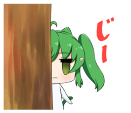 Kawaii Nekomimi girl4 sticker #13540757