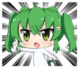 Kawaii Nekomimi girl4 sticker #13540761