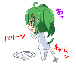 Kawaii Nekomimi girl4 sticker #13540765