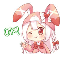 Doremi Cute Little Bunny sticker #13540767