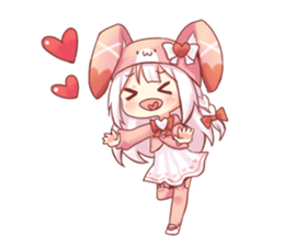 Doremi Cute Little Bunny sticker #13540780