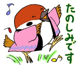 Short coat friends sticker #13541476