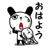 Long ear Pandason sticker #13542126