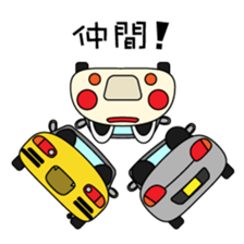 Cute Animal Cars sticker #13542350