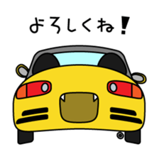 Cute Animal Cars sticker #13542351