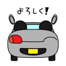 Cute Animal Cars sticker #13542352