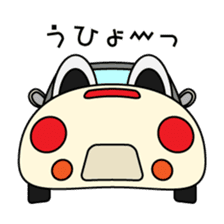 Cute Animal Cars sticker #13542362