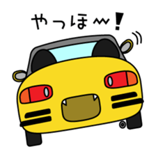 Cute Animal Cars sticker #13542374