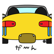 Cute Animal Cars sticker #13542381
