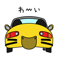 Cute Animal Cars sticker #13542383