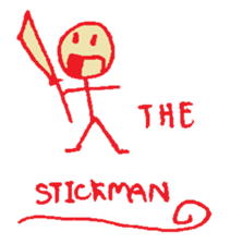 The Stick Man sticker #13542399