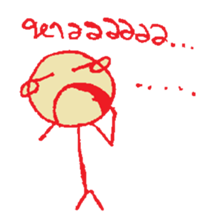 The Stick Man sticker #13542425