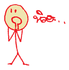 The Stick Man sticker #13542426