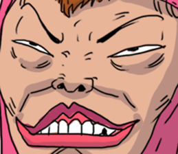 Sticker Funny Face 2 sticker #13542556