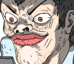 Sticker Funny Face 2 sticker #13542563