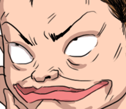 Sticker Funny Face 2 sticker #13542569