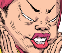 Sticker Funny Face 2 sticker #13542574