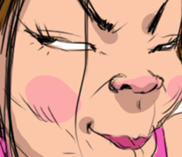 Sticker Funny Face 2 sticker #13542578