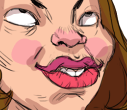 Sticker Funny Face 2 sticker #13542580