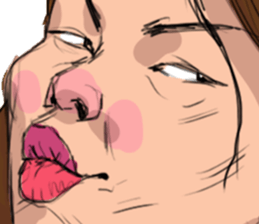 Sticker Funny Face 2 sticker #13542581