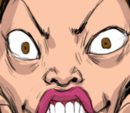 Sticker Funny Face 2 sticker #13542582