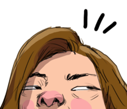 Sticker Funny Face 2 sticker #13542588