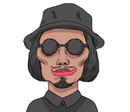 Sticker Funny Face 2 sticker #13542589