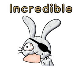 bunny hooligan(English) sticker #13542662