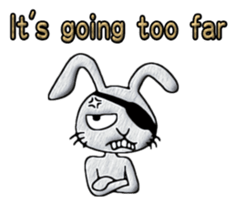 bunny hooligan(English) sticker #13542663