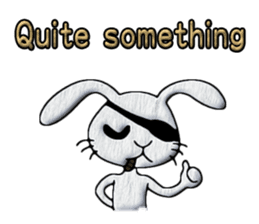 bunny hooligan(English) sticker #13542665