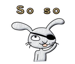 bunny hooligan(English) sticker #13542670