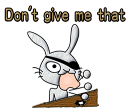bunny hooligan(English) sticker #13542672