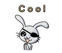 bunny hooligan(English) sticker #13542674