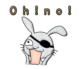 bunny hooligan(English) sticker #13542676