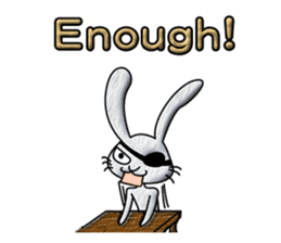 bunny hooligan(English) sticker #13542682