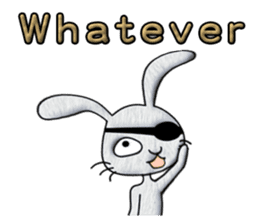 bunny hooligan(English) sticker #13542689