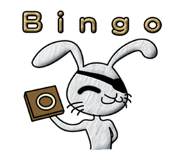 bunny hooligan(English) sticker #13542692