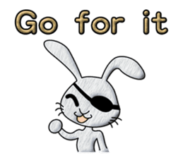 bunny hooligan(English) sticker #13542693