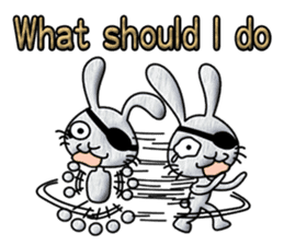 bunny hooligan(English) sticker #13542694