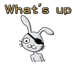 bunny hooligan(English) sticker #13542695