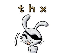 bunny hooligan(English) sticker #13542697