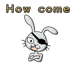 bunny hooligan(English) sticker #13542698