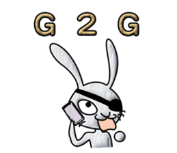 bunny hooligan(English) sticker #13542701